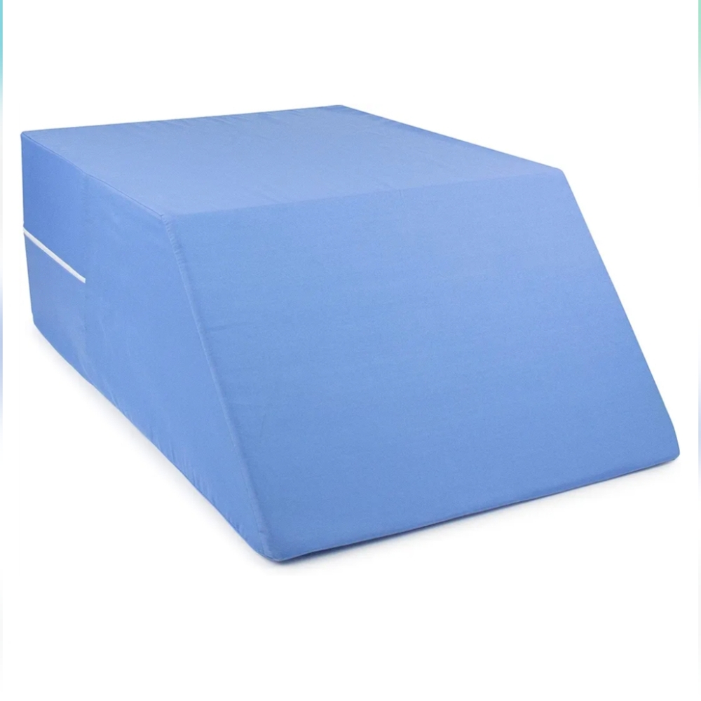 Light Blue Foam Support Pillow for Bedding